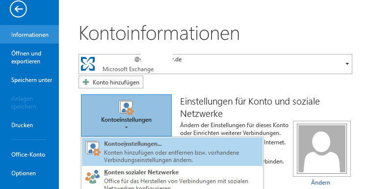 Outlook 2013 - Screenshot